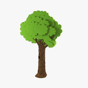 Plastic Interior Toy Big Tree