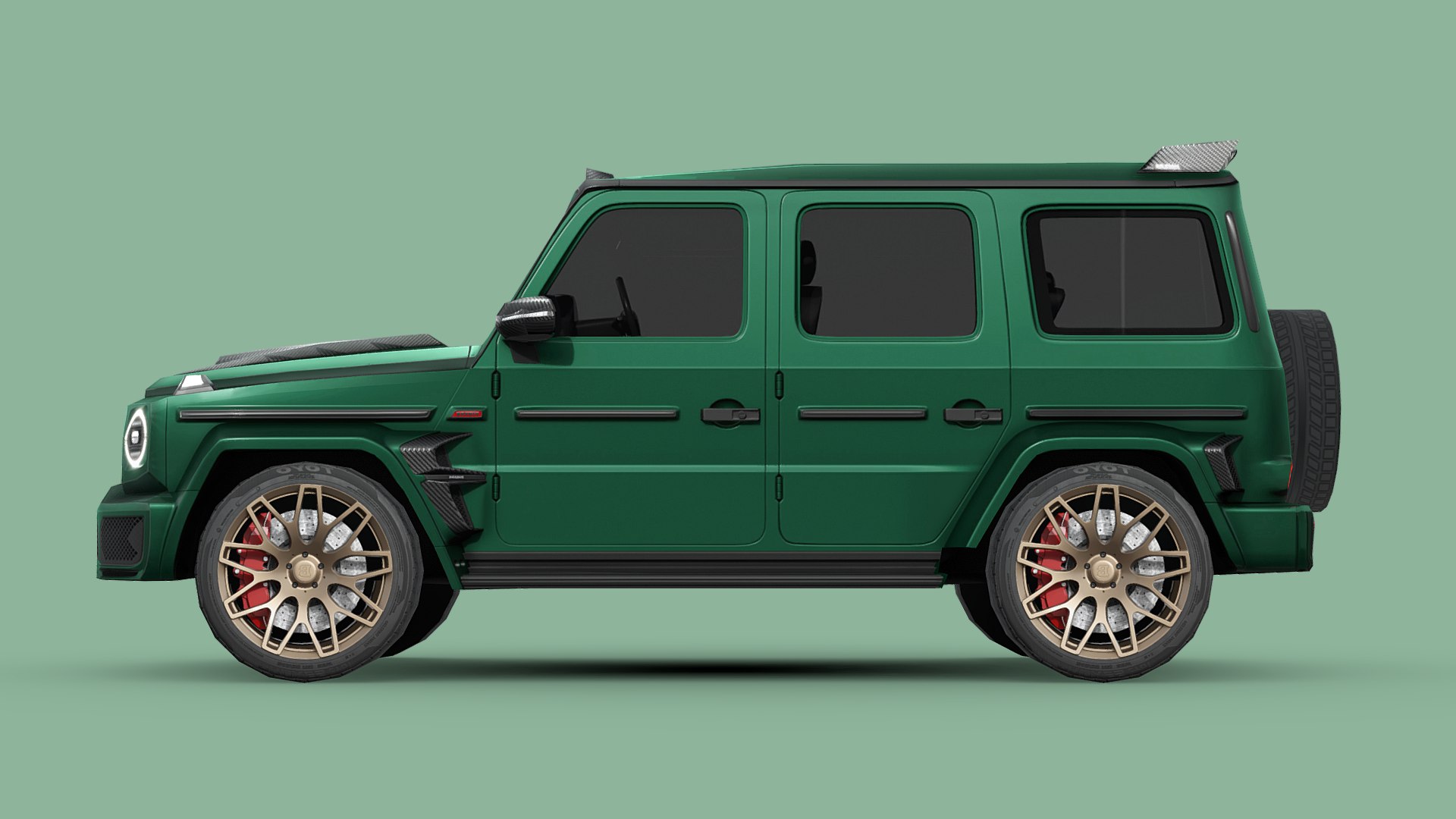 Mercedes-Benz AMG G63 BRABUS 700 3D Model - TurboSquid 2210177