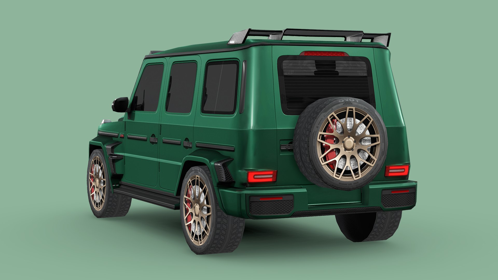 Mercedes-Benz AMG G63 BRABUS 700 3D Model - TurboSquid 2210177