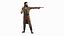 Homme pirate voyou avec des pistolets