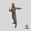 Homme pirate voyou avec des pistolets