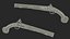 Homme pirate voyou avec des pistolets