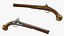 Homme pirate voyou avec des pistolets