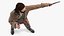 Homme pirate voyou avec des pistolets