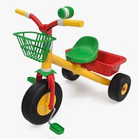 Bike for Child 3 Wheel 3D Model