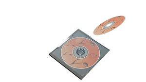 CD with case 3D