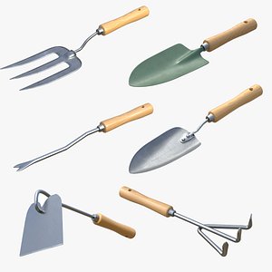 3D Garden Hand Tools v3