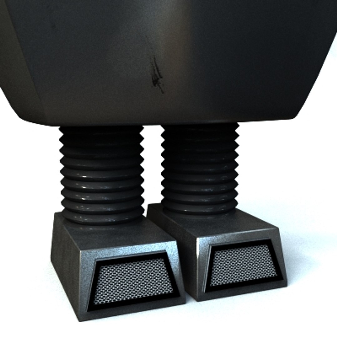 Servo Robot Doctor Wheel 3d Model