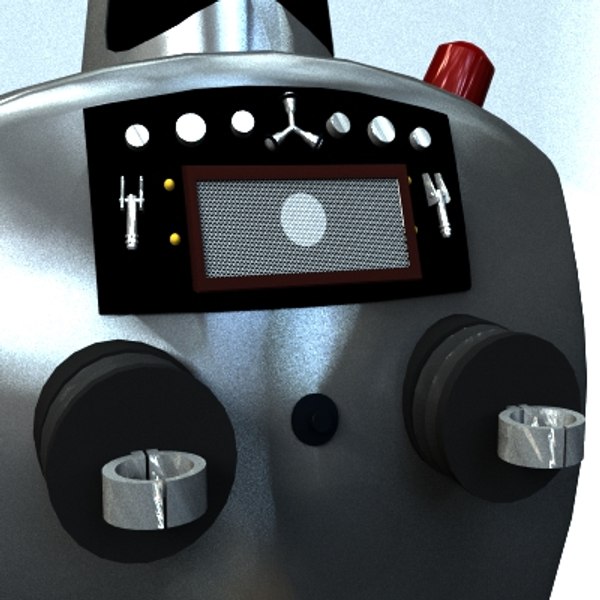 servo robot doctor wheel 3d model