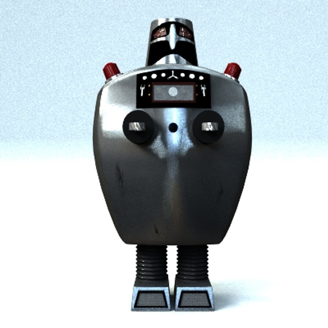 Servo Robot Doctor Wheel 3d Model