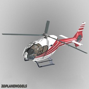 eurocopter ec-120b private livery 3d model