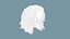 Polygone Féminin Réaliste Cheveux Noirs 54