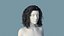Polygone Féminin Réaliste Cheveux Noirs 54
