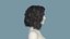 Polygone Féminin Réaliste Cheveux Noirs 54