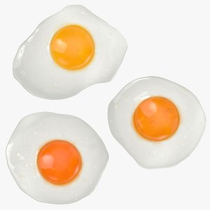 Fried Eggs 2 Collection 3D model