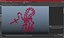 Religious Rosary Beads with Crucifix Pink