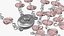 Religious Rosary Beads with Crucifix Pink