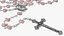 Religious Rosary Beads with Crucifix Pink