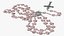 Religious Rosary Beads with Crucifix Pink
