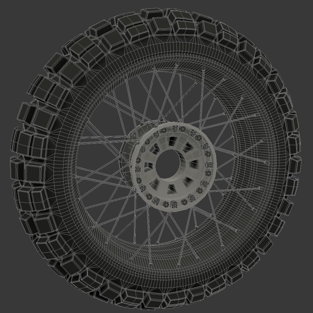 3D Rear Motorcycle Wheel - TurboSquid 1168665