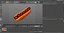 Hot Dog with Ketchup Mustard Zigzag