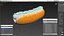Hot Dog with Ketchup Mustard Zigzag