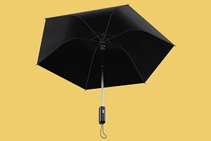 AUTOMATIC FOLDABLE FOLDING UMBRELLA BLACK ALL WEATHER COMPACT model