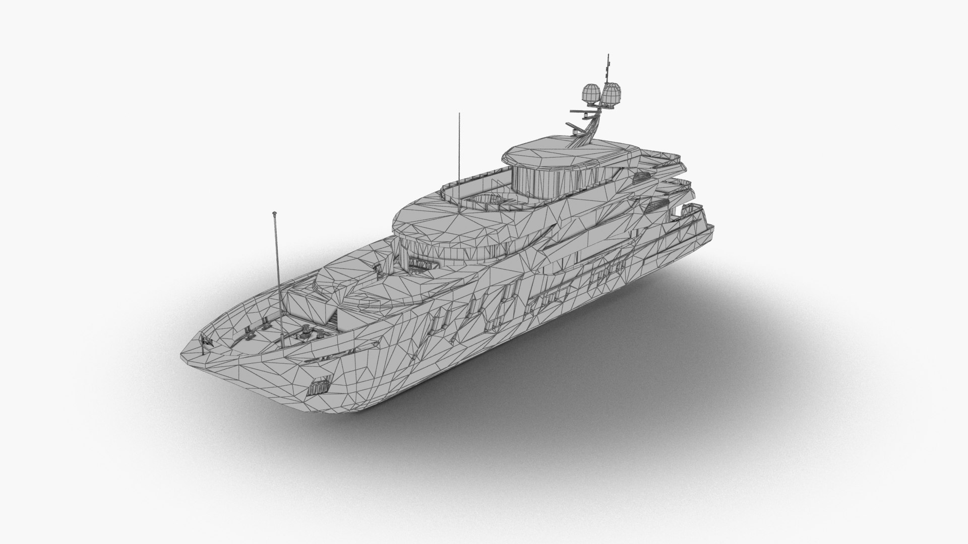 Trinity Yacht 3D Model - TurboSquid 1464824
