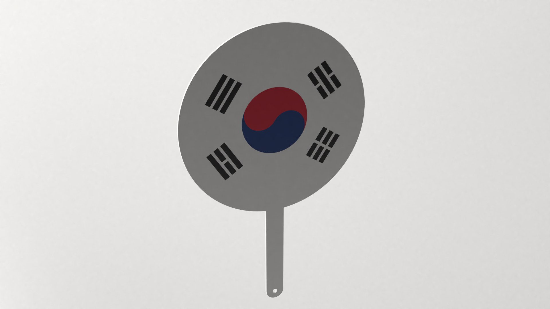 3D model Korean Hand Fan TurboSquid 1784068