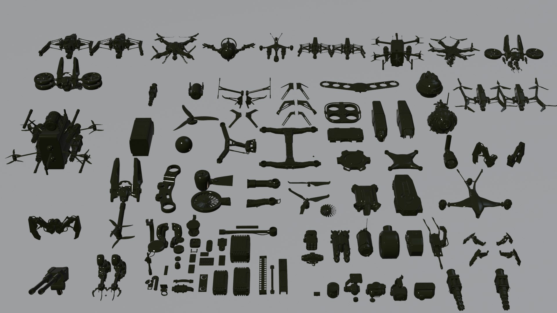 Sci-Fi Drone Kitbash Mega Pack 125 Hard Surface Assets 3D https://p.turbosquid.com/ts-thumb/Je/s5ZCy6/8D/4/png/1784092760/1920x1080/fit_q87/801336456d1d1b8be1fde34cf63614a49b34d9b5/4.jpg
