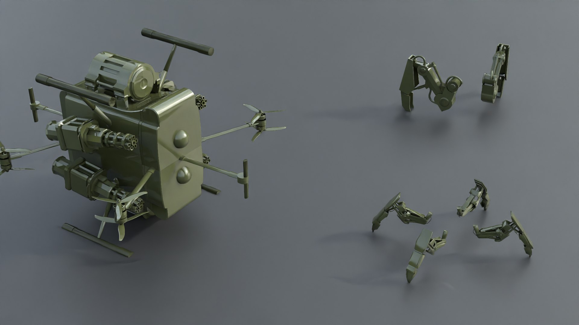 Sci-Fi Drone Kitbash Mega Pack 125 Hard Surface Assets 3D https://p.turbosquid.com/ts-thumb/Je/s5ZCy6/g1/31/png/1784092915/1920x1080/fit_q87/2d471454ef47bd89003d02a27d5af31a515a0a2d/31.jpg