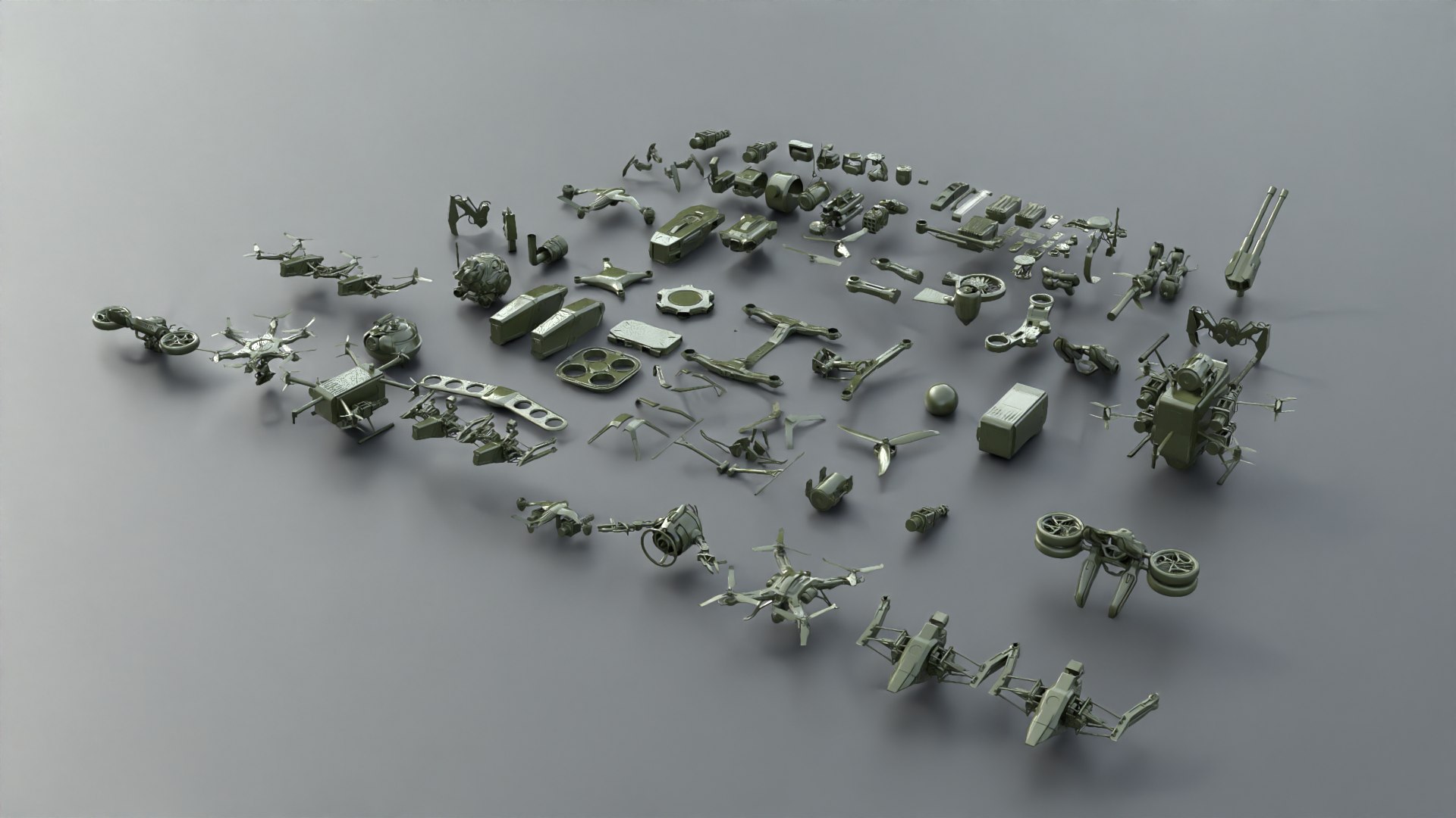 Sci-Fi Drone Kitbash Mega Pack 125 Hard Surface Assets 3D https://p.turbosquid.com/ts-thumb/Je/s5ZCy6/vi/7/png/1784092770/1920x1080/fit_q87/e88e955a4e47942105e75b8cc9c802999c86837b/7.jpg
