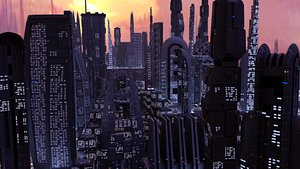 3d 17 sci-fi buildings