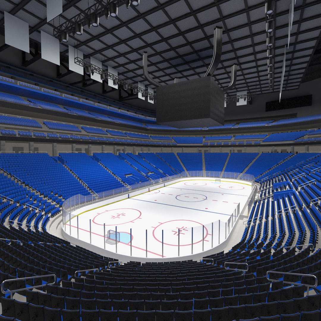 Ice Hockey Arena 3D model preview
