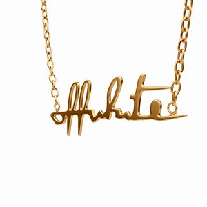 Off White Logo Necklace