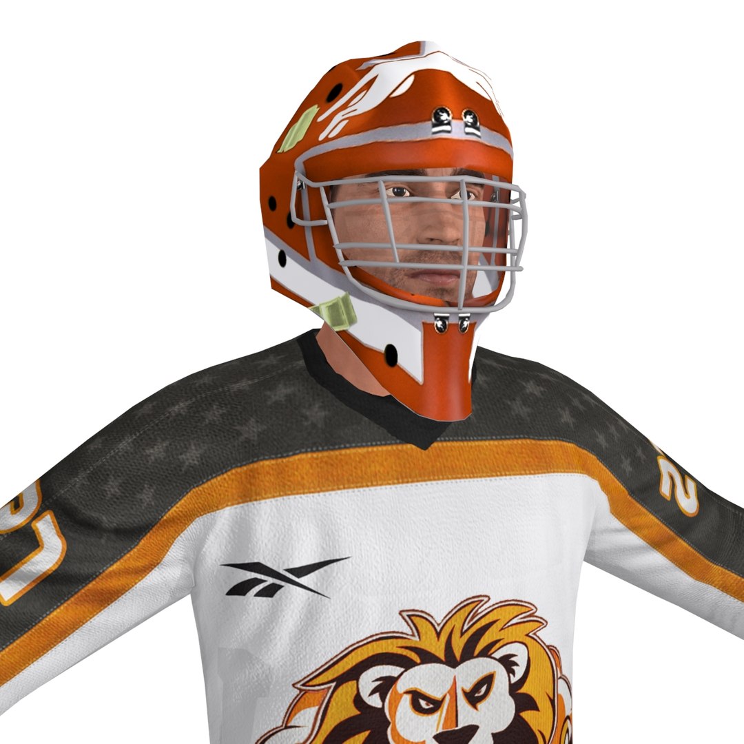 Hockey Goalie 3d Model