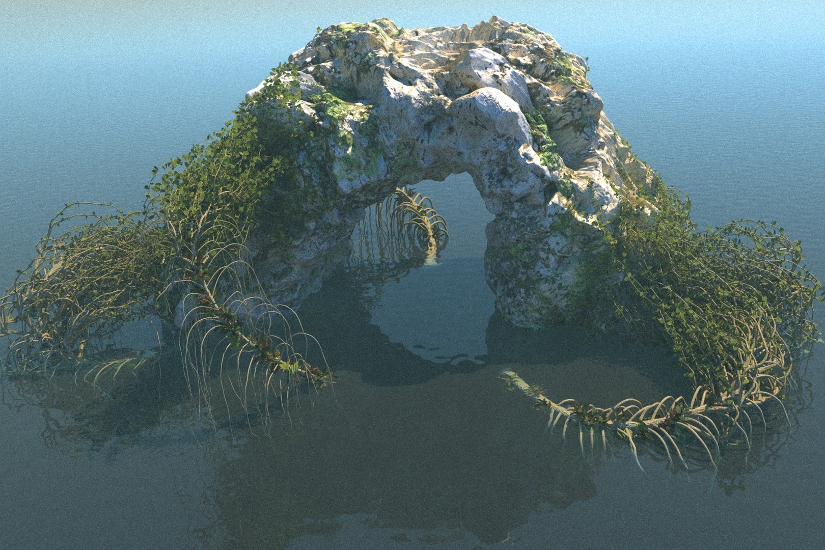 Rock Bridge Model - TurboSquid 1772058