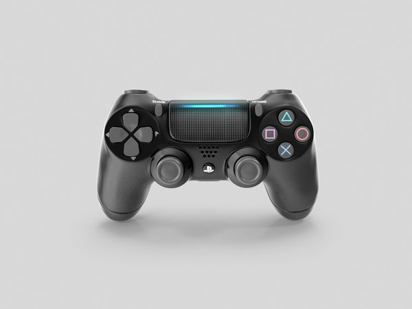Sony DualShock 4 Inalámbrico Controlador Modelo 3D - Descargar Electrónica  on