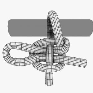 knot hitch 3D model