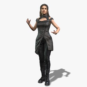 3D Modern Beautiful Woman