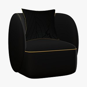 3D model Sofa Chair Luxury Modern