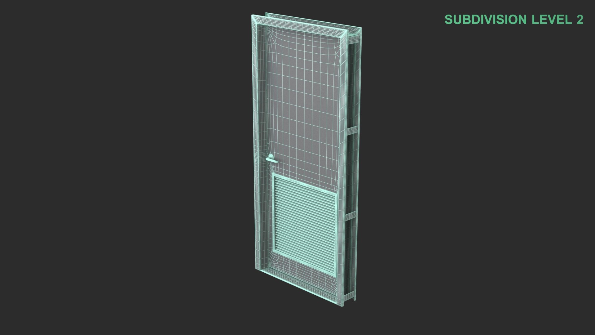 3D Metal Door model https://p.turbosquid.com/ts-thumb/Jf/L4MRtY/Bk/wireframe_0003/jpg/1742847520/1920x1080/fit_q87/7047ef534154f02049955389ee4f8bbd76804be1/wireframe_0003.jpg