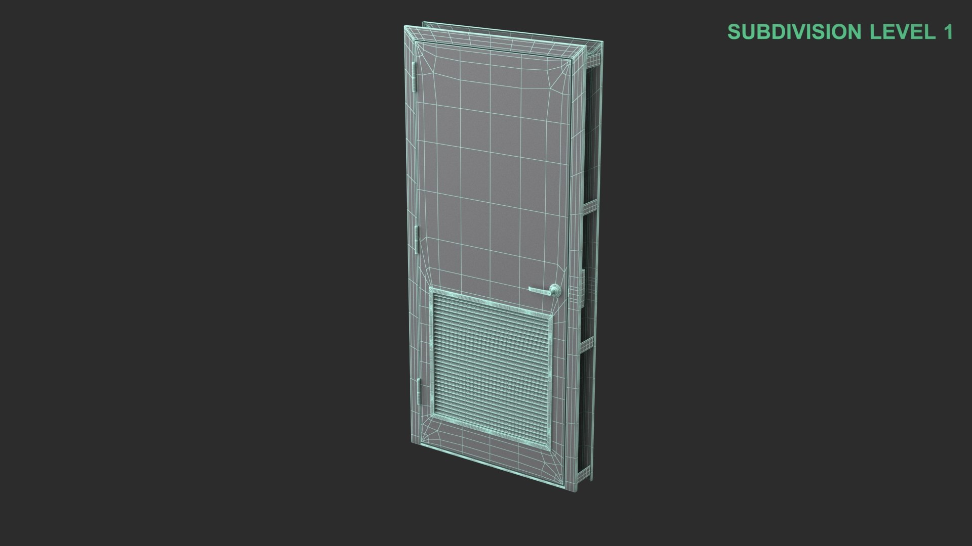 3D Metal Door model https://p.turbosquid.com/ts-thumb/Jf/L4MRtY/PQ/wireframe_0004/jpg/1742847520/1920x1080/fit_q87/97681655235471ba39d0d431459f23d8b7e1ce7f/wireframe_0004.jpg