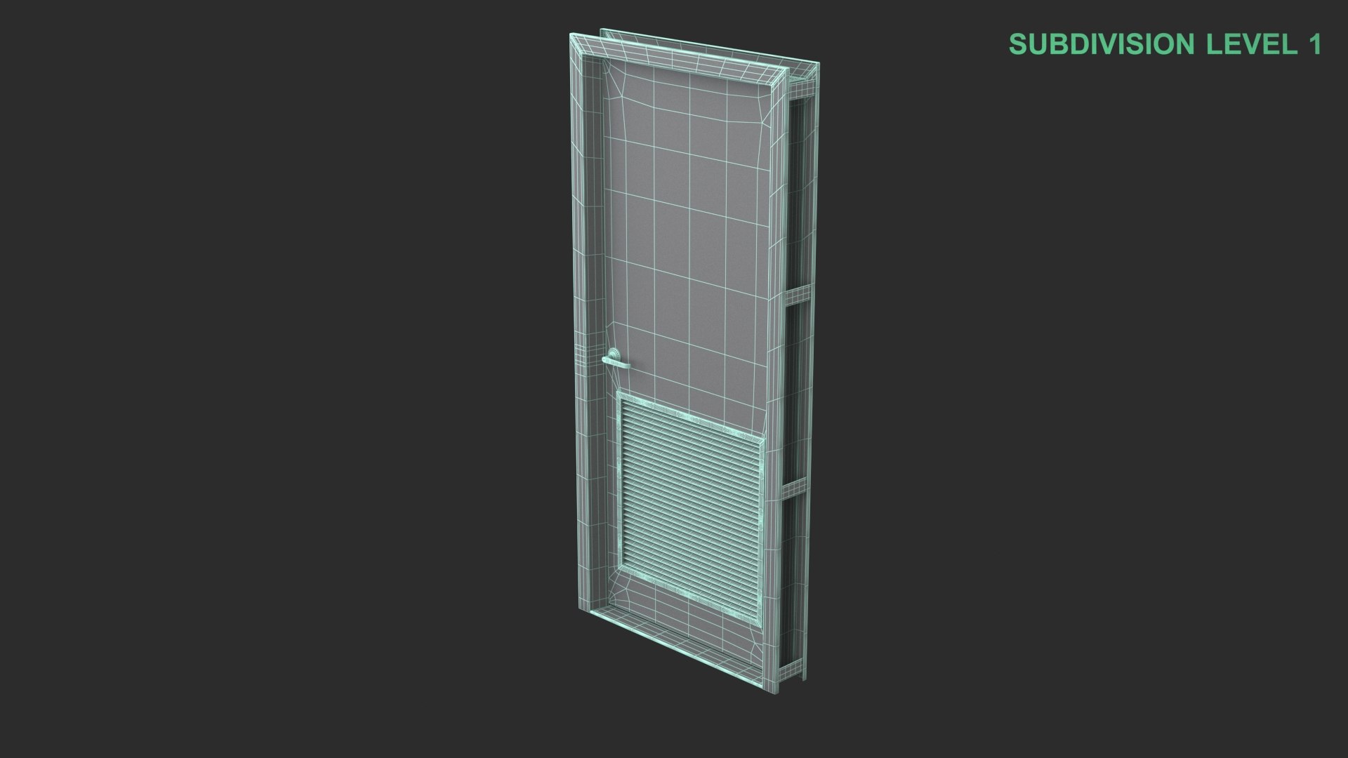 3D Metal Door model https://p.turbosquid.com/ts-thumb/Jf/L4MRtY/YL/wireframe_0006/jpg/1742847521/1920x1080/fit_q87/4e7c0e753923409734a7b9af4f1083d9d2143e40/wireframe_0006.jpg