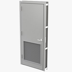 3D Metal Door model