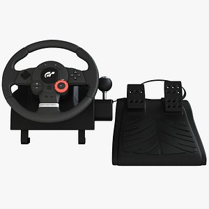 USB Game Racing Steering Wheel