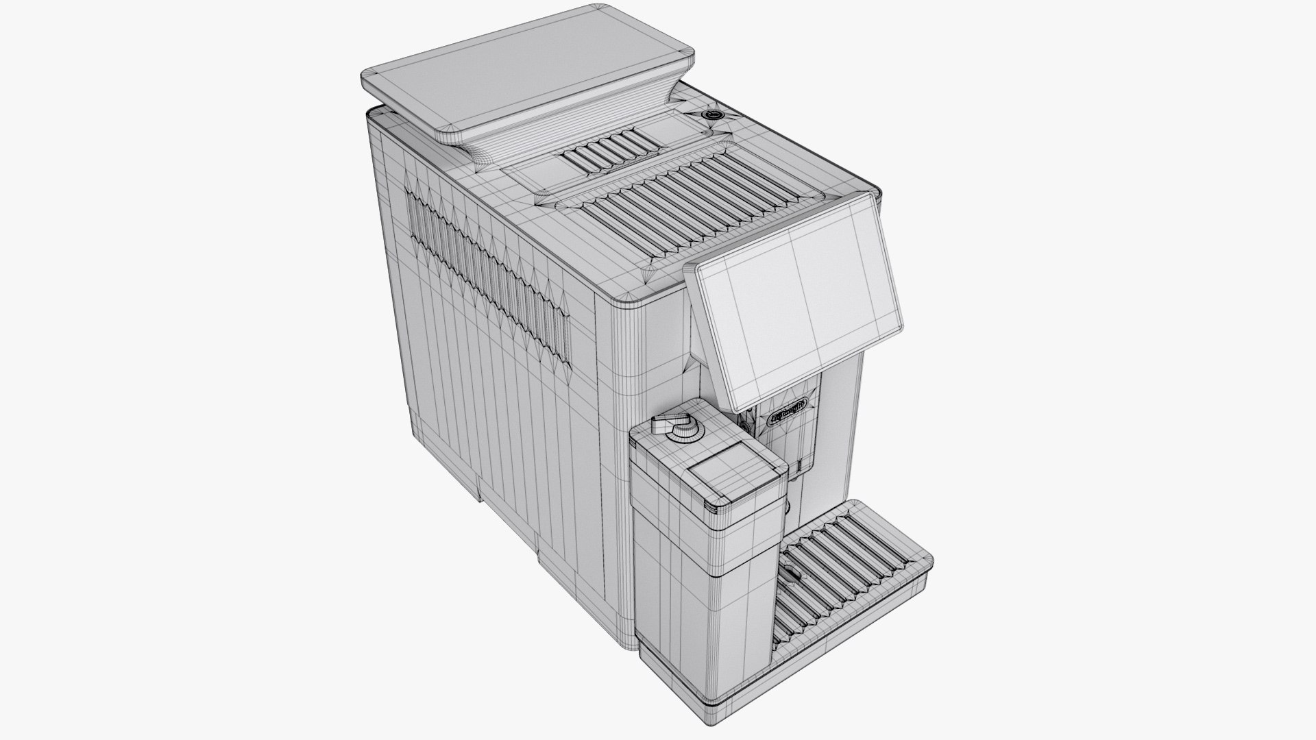 3D Kitchen Appliances Collection https://p.turbosquid.com/ts-thumb/Jf/Q9cdex/k8/delonghiprimadonnasoulcoffeemaker06wireframe/jpg/1650094931/1920x1080/fit_q87/49bd02df1edaafd08d584b2d83cf4b88d4e4fc2a/delonghiprimadonnasoulcoffeemaker06wireframe.jpg