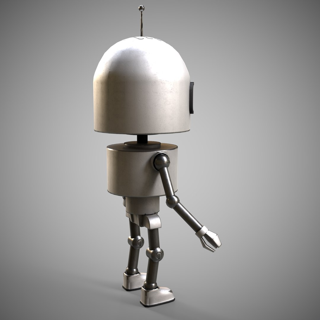 3D A Low-poly 3D Modelof A Robot Of Three Types Model - TurboSquid 1973055