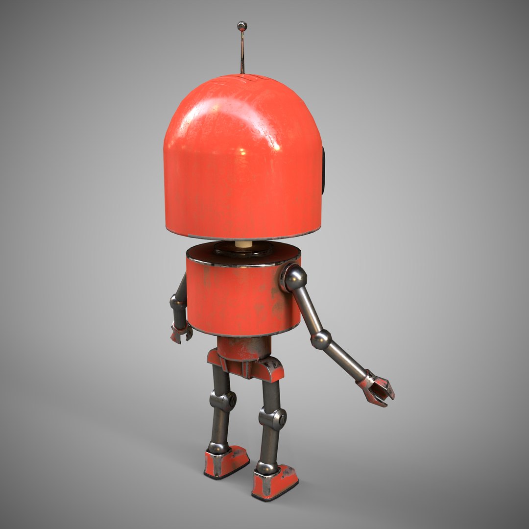 3D A Low-poly 3D Modelof A Robot Of Three Types Model - TurboSquid 1973055