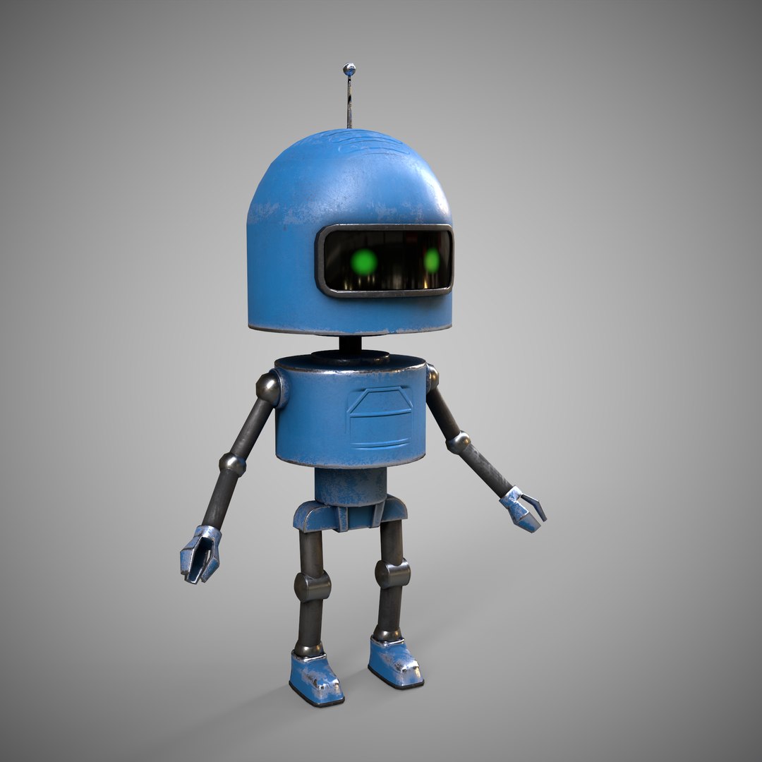 3D A Low-poly 3D Modelof A Robot Of Three Types Model - TurboSquid 1973055